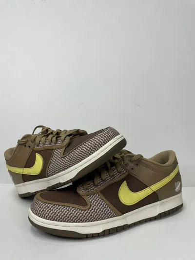 Pre-owned Nike X Undefeated Nike Dunk Low Undefeated Canteen Shoes In Brown