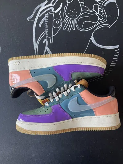 Pre-owned Nike X Undefeated Undefeatedinc X Nike Air Force 1 “celestine Blue” Shoes In Multicolor