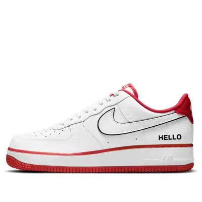 NIKE NIKE X URBANSTAR AIR FORCE 1 '07 LX 'HELLO PACK - WHITE UNIVERSITY RED'