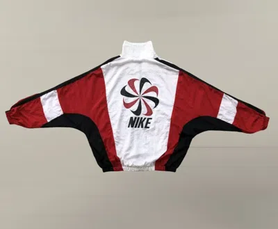 Pre-owned Nike X Very Rare Rarevintage 90's Nike Pinwheel Windbreaker Jacket In Colour Block