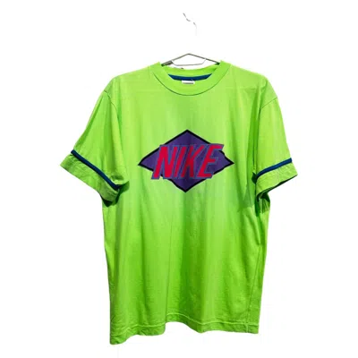 Pre-owned Nike X Vintage 80's Nike Vintage T-shirt Toxic Green Made