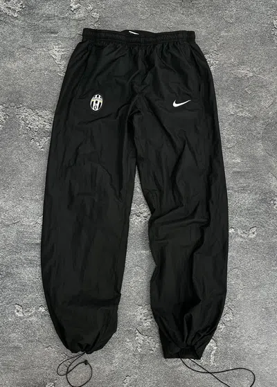 Pre-owned Nike X Vintage Blokecore Vintage Nike Juventus Drill Pants Japan Archive In Dark Gray