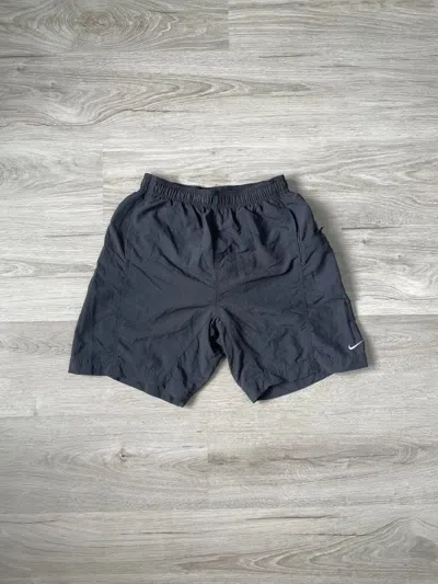 Pre-owned Nike X Vintage Men's Shorts Nike Y2k In Brown