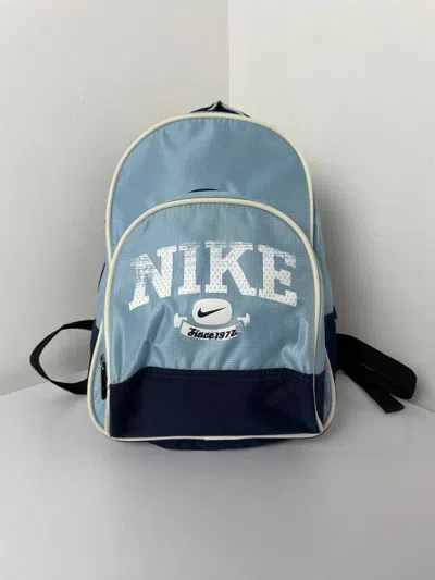 Pre-owned Nike X Vintage Mini Backpack Nike In Blue