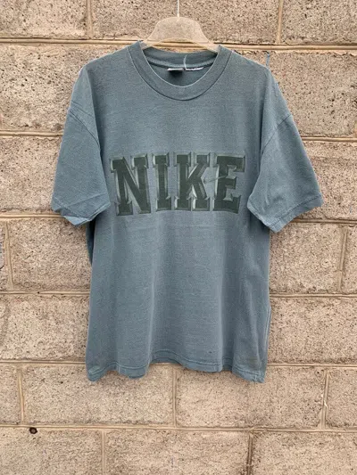 Pre-owned Nike X Vintage Nike 90's Big Logo T Shirt In Multicolor