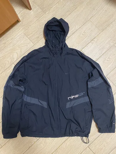 Pre-owned Nike X Vintage Nike Air Distressed Jacket In Black