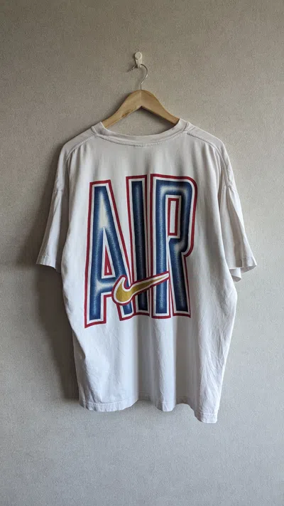 Pre-owned Nike X Vintage Nike Air T-shirt In White