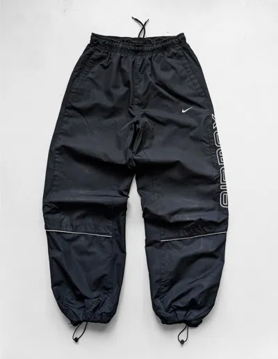 Pre-owned Nike X Vintage Nike Airmax Jogger Nylon Swoosh Vintage In Black