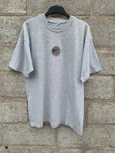Pre-owned Nike X Vintage Nike Center Swoosh T Shirt In Grey