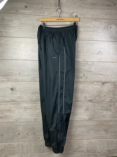 Pre-owned Nike X Vintage Nike Drill Y2k Vintage Sweatpants Size L In Black