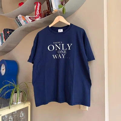 Pre-owned Nike X Vintage Nike Golf Shirt In Blue