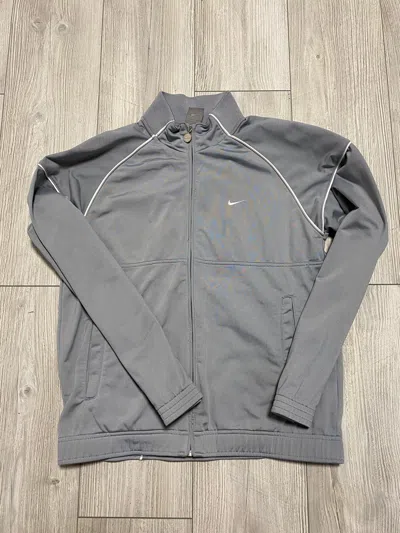 Pre-owned Nike X Vintage Nike Gorpcore Techwear Windbreaker Swoosh Logo In Grey