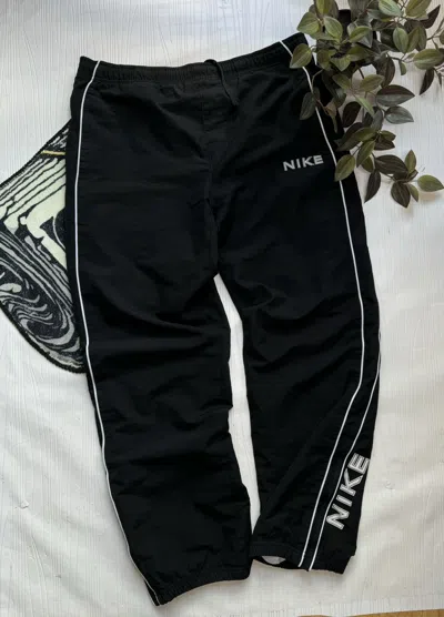 Pre-owned Nike X Vintage Nike Joggers Pants 90's In Black