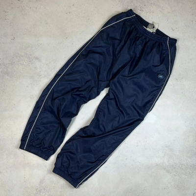 Pre-owned Nike X Vintage Nike Nylon Drill Track Pants Tn Swoosh Air Y2k In Blue