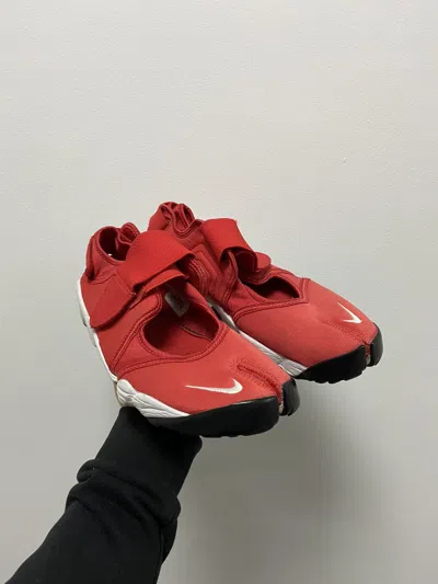 Pre-owned Nike X Vintage Nike Rift Tabi Style Ninja Vintage Shoes In Red