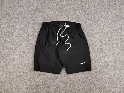 Pre-owned Nike X Vintage Nike Shorts Black Logo Swoosh Casual Y2k Streetwear
