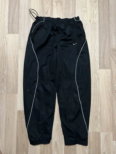 Pre-owned Nike X Vintage Nike Shox Track Pants Y2k In Black
