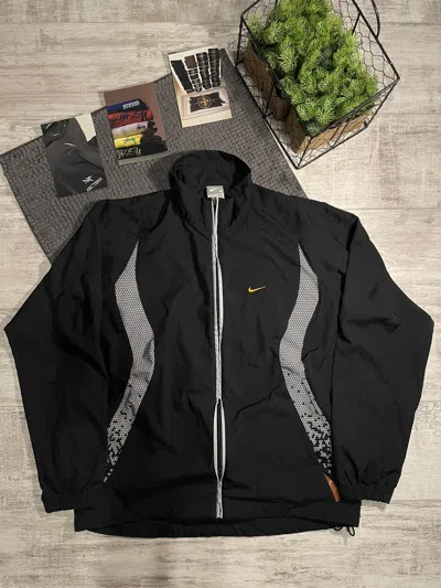 Pre-owned Nike X Vintage Nike Shox Vintage Drill Jacket Y2k In Black