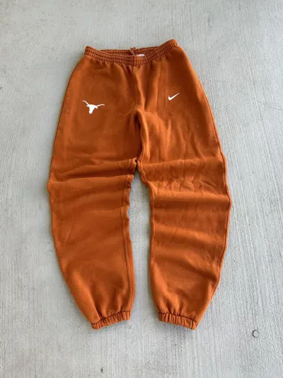Pre-owned Nike X Vintage Nike Sweatpants In Orange