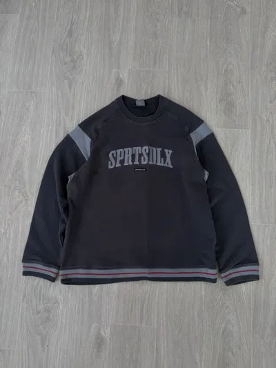 Pre-owned Nike X Vintage Nike Sweatshirt 90's In Black