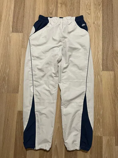 Pre-owned Nike X Vintage Nike Track Pants 90's Y2k In White