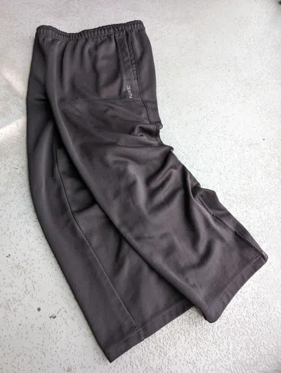 Pre-owned Nike X Vintage Nike Track Pants Baggy Y2k Sweatpants 90's In Black
