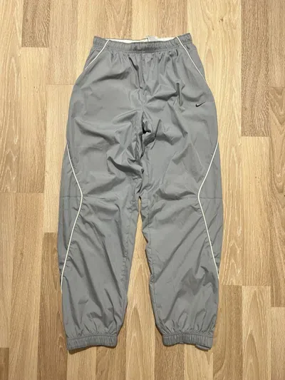 Pre-owned Nike X Vintage Nike Track Pants Y2k In Grey