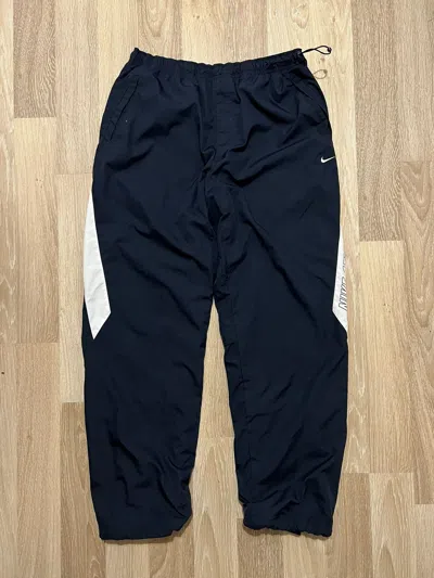 Pre-owned Nike X Vintage Nike Track Pants Y2k In Navy