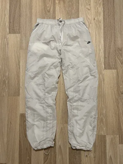 Pre-owned Nike X Vintage Nike Track Pants Y2k In White