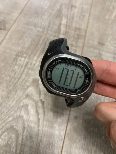 Pre-owned Nike X Vintage Nike Triax Fury Watch In Black