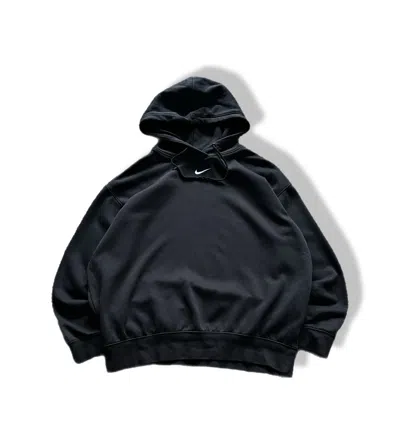 Pre-owned Nike X Vintage Nike Vintage Swoosh Hoodie M Baggy Y2k Center Logo