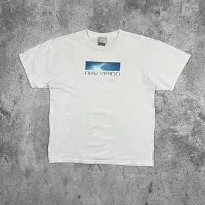 Pre-owned Nike X Vintage Nike Vision T Shirt In White