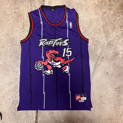 Pre-owned Nike X Vintage Vince Carter Raptors Jersey In Purple