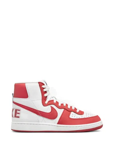 Nike Comme Des Garcons Homme Plus Two-tone Leather Terminator Hig In Multi