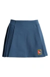 Nike X Yoon Ahn Pleated Miniskirt In Armory Navy