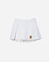 Nike Pleated High-waisted Mini Tennis Skirt In White