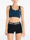 Nike X Yoon Logo-patch Cropped Bra In Multi