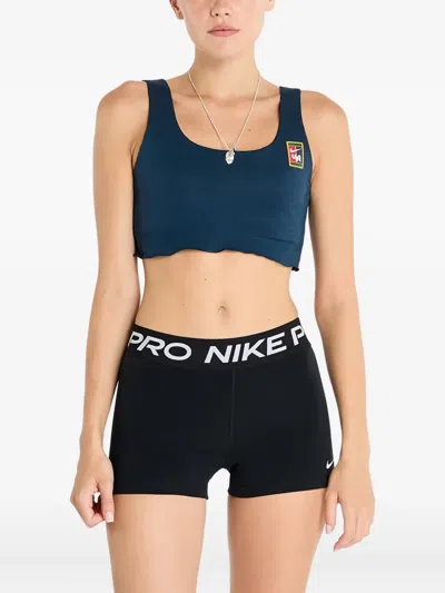 Nike X Yoon Logo-patch Cropped Bra In Multi
