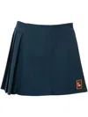 Nike X Yoon Ahn Pleated Miniskirt In Blue