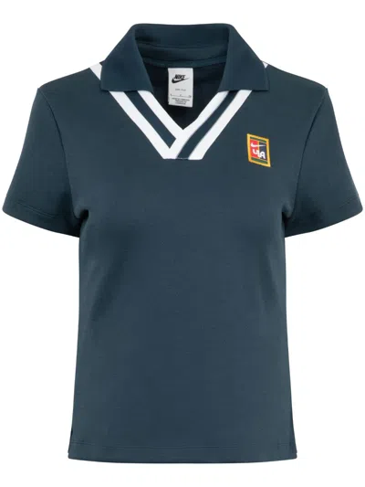 Nike X Yoon Polo Top In Blue