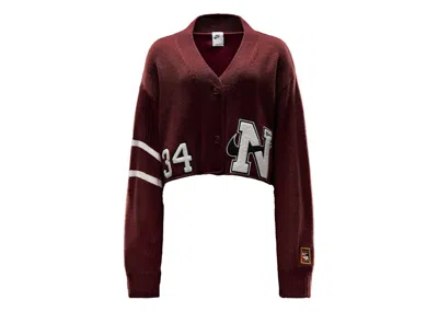 Pre-owned Nike X Yoon Women's Cardigan In Dark Team Red/phantom