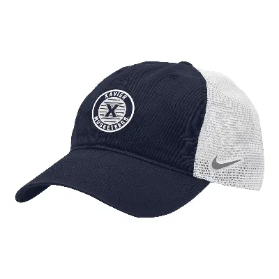 Nike Xavier Heritage86  Unisex College Trucker Hat In Blue