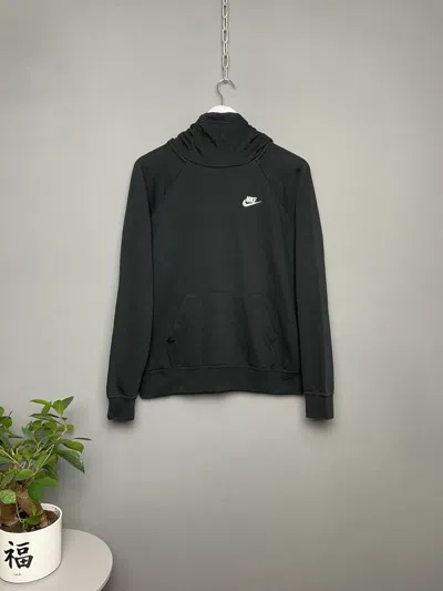 Pre-owned Nike Y2k  Ninja Hoodie Drill In Black