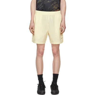 Nike Yellow Nocta Edition Cardinal Nylon Shorts