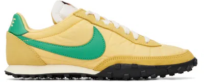 Nike Yellow Waffle Racer Sneakers In Multi