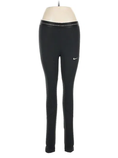 Pre-owned Nike Yoga Pants In Black