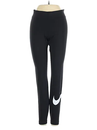 Pre-owned Nike Yoga Pants In Black