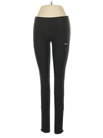 Pre-owned Nike Yoga Pants In Black