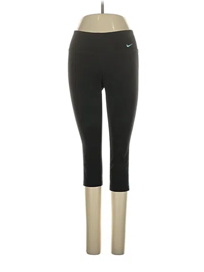 Pre-owned Nike Yoga Pants In Black