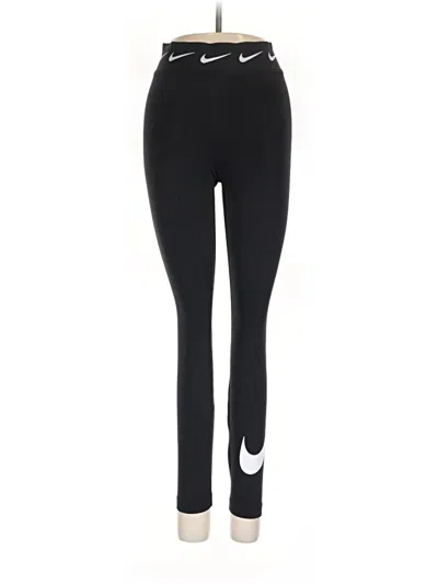 Pre-owned Nike Yoga Pants In Black